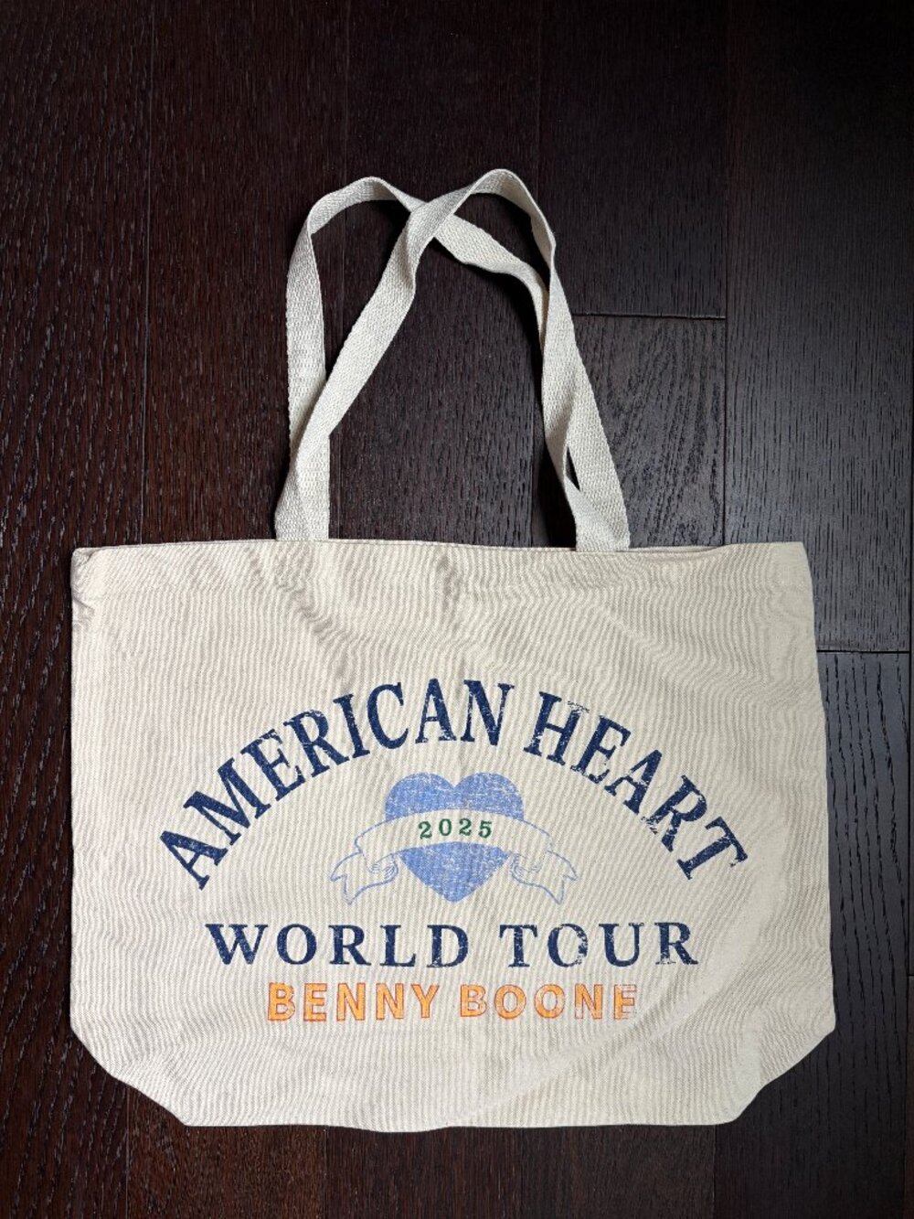 Benson Boon VIP Gold Package Exclusive American Heart Tour 2025 Tote Bag